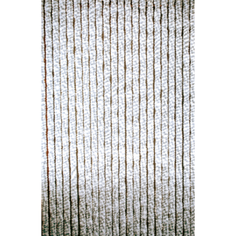 Deurgordijn Flodder, carvan grijs/wit 60x185 cm