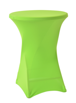 Statafelrok voor statafel, diameter 80 tot 85 cm, lime groen