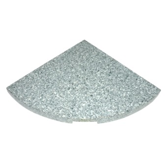 Freepole granietplaat, 25 kg, grijs