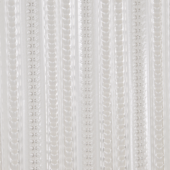 Deurgordijn PVC Tris wit, 90x220 cm