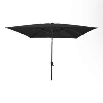 Parasol Libra, zwart 2,5x2,5 meter, knikbaar