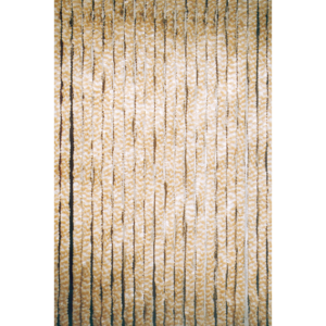 Vliegengordijn Flodder, beige/wit breedte 90 cm, lengte 200 cm, 21 strengen