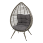 Relax stoel Chill, grijs, lengte 99 cm, breedte 91 cm, hoogte 156 cm