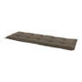 Bankkussen taupe, lengte 150 cm, breedte 47 cm, dikte 6 cm