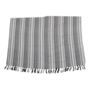 Plaid 3 Stripes, grijs/zwart/wit, 125x150 cm. 4 stuks