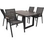 Lounge tafel hoog Monaco Negro 140x80cm