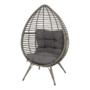 Relax stoel Chill, grijs, lengte 99 cm, breedte 91 cm, hoogte 156 cm