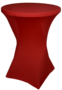 Statafelrok voor statafel, 80 tot 85 cm, rood
