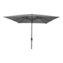 Parasol Libra grijs, 2,5x2,5 meter, knikbaar