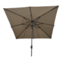 Parasol Libra, taupe 2,5x2,5 meter, knikbaar