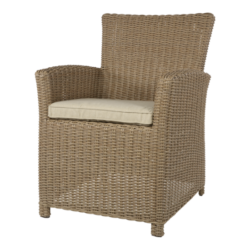 Tuinstoel Tropez Straw, 2 stuks