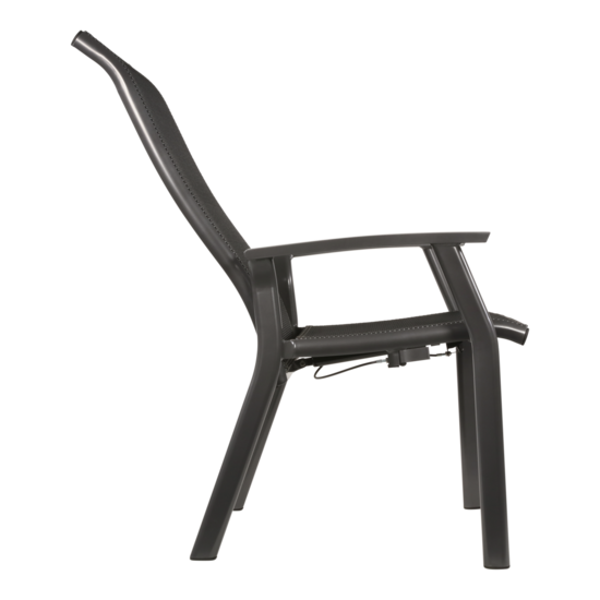 Standenstoel Mojito Negro II, antraciet, lengte 58,5 cm, diepte 65 cm, hoogte 112,5 cm - Afbeelding 3