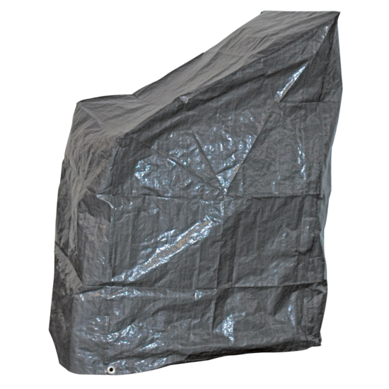 Beschermhoes voor stapelstoelen, grijs, breedte 68 cm, diepte 68 cm, hoogte 120 cm