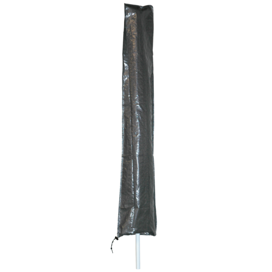 Parasolhoes grijs, voor stokparasol tot 2 meter doorsnee (lengte 140 cm en diameter 19/32 cm)