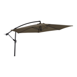 Zweefparasol Gemini, 3 meter, taupe