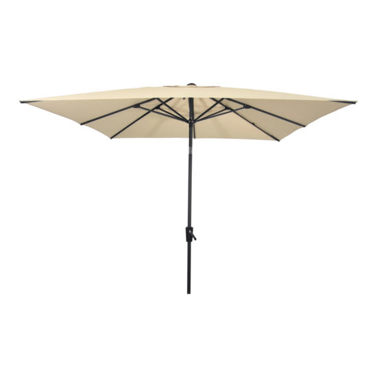 Parasol Libra, ecru 2,5x2,5 meter, knikbaar