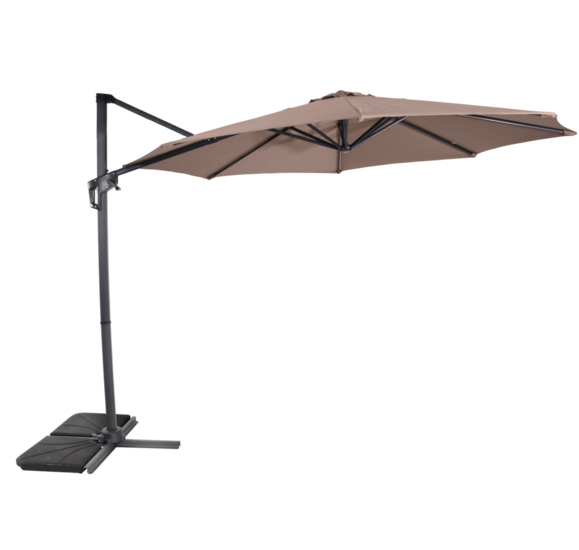 Zweefparasol Libra 3 meter, taupe