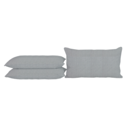 Sierkussen Baltimore grijs, lengte 60 cm, breedte 40 cm