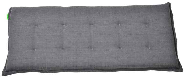 Bankkussen antraciet, lengte 120 cm, breedte 47 cm, dikte 6 cm - Afbeelding 3