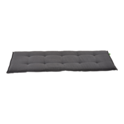 Bankkussen antraciet, lengte 150 cm, breedte 47 cm, dikte 6 cm