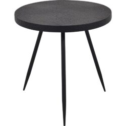 Bijzettafeltje Nice zwart ø38x38,5cm