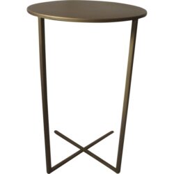 Bijzettafel Xavi goud ø35x60cm