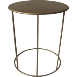 Bijzettafel Emma goud ø40x54,5cm