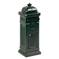 Basic nostalgische staande kolombrievenbus - groen