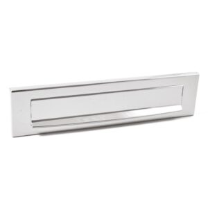 Hardbrass Briefplaat Ellen - chroom