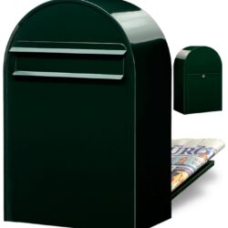 Brievenbus Bobi Classic B (back) - zwartgroen