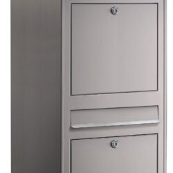 Brievenbus Bobi Duo - RVS