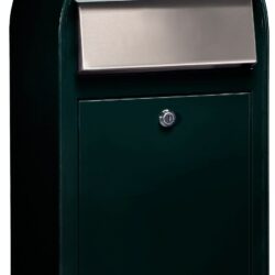 Brievenbus Bobi Grande S (slim) - zwartgroen