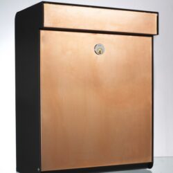 Design brievenbus Allux Grundform - koper