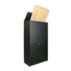 eSafe Dropbox medium front pakketbrievenbus - zwart