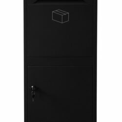 Pakketbrievenbus Logixbox Frontbox-Inbouw incl. frame - zwart