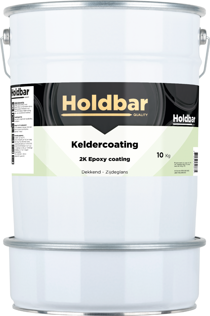 Holdbar Keldercoating Lichtgrijs (RAL 7035) 10 kg