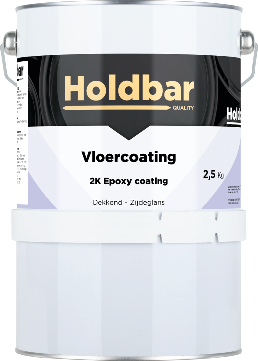 Holdbar Vloercoating Lichtgrijs (RAL 7035) 2,5 kg