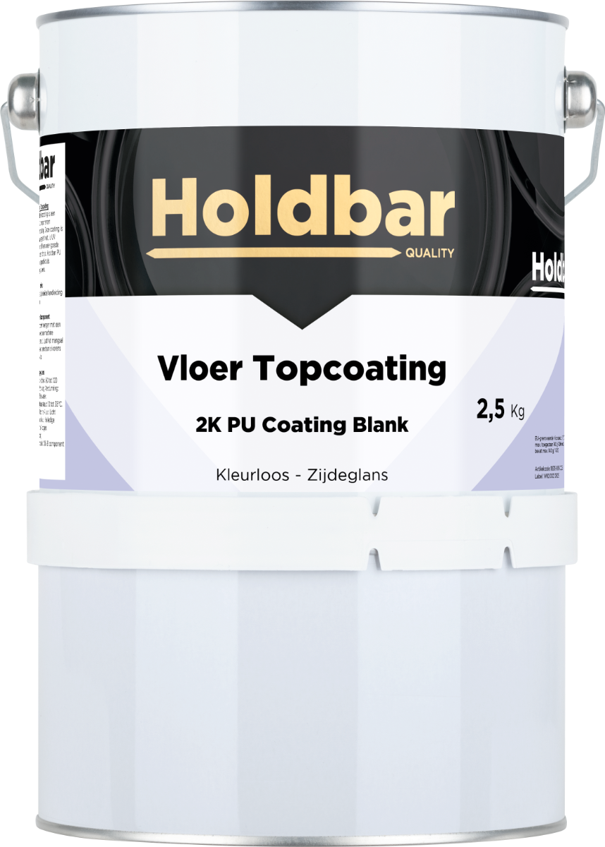 Holdbar Vloer Topcoating Zijdeglans 2,5 kg