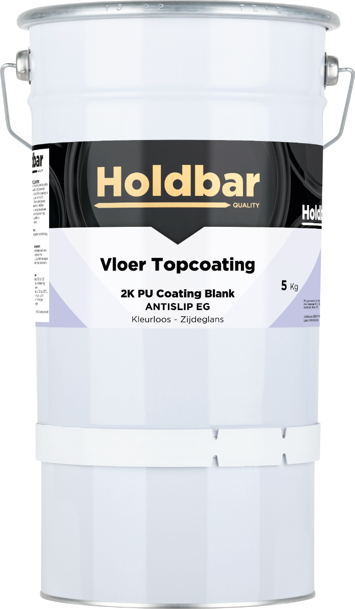Holdbar Vloer Topcoating Zijdeglans Antislip (Extra grof) 5 kg