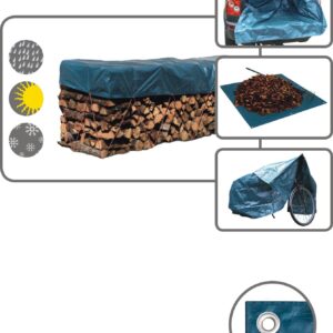 Sol Dekzeil (3x4m) Blauw