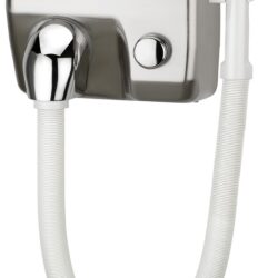 Mediclinics Mediclinics haardroger met slang en drukknop SC0088HTCS - RVS look