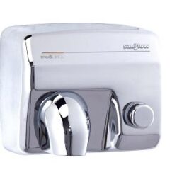 Mediclinics Mediclinics Saniflow handdroger drukknop E88C - RVS hoogglans