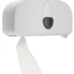 PlastiQline 2020 PlastiQline 2020 kunststof 2-rols toiletrolhouder (standaard) PQ20Duo - wit