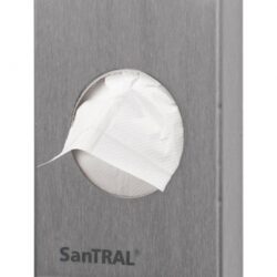 SanTRAL SanTRAL hygiënezakjeshouder voor plastic zakjes - RVS