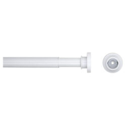Sealskin Seallux Douchegordijnstang verstelbaar 80-130cm Ø 28 mm Aluminium Wit 276663210