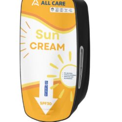 PlastiQline Exclusive Zonnebranddispenser 800ml kunststof/RVS PQXSun9P - zwart