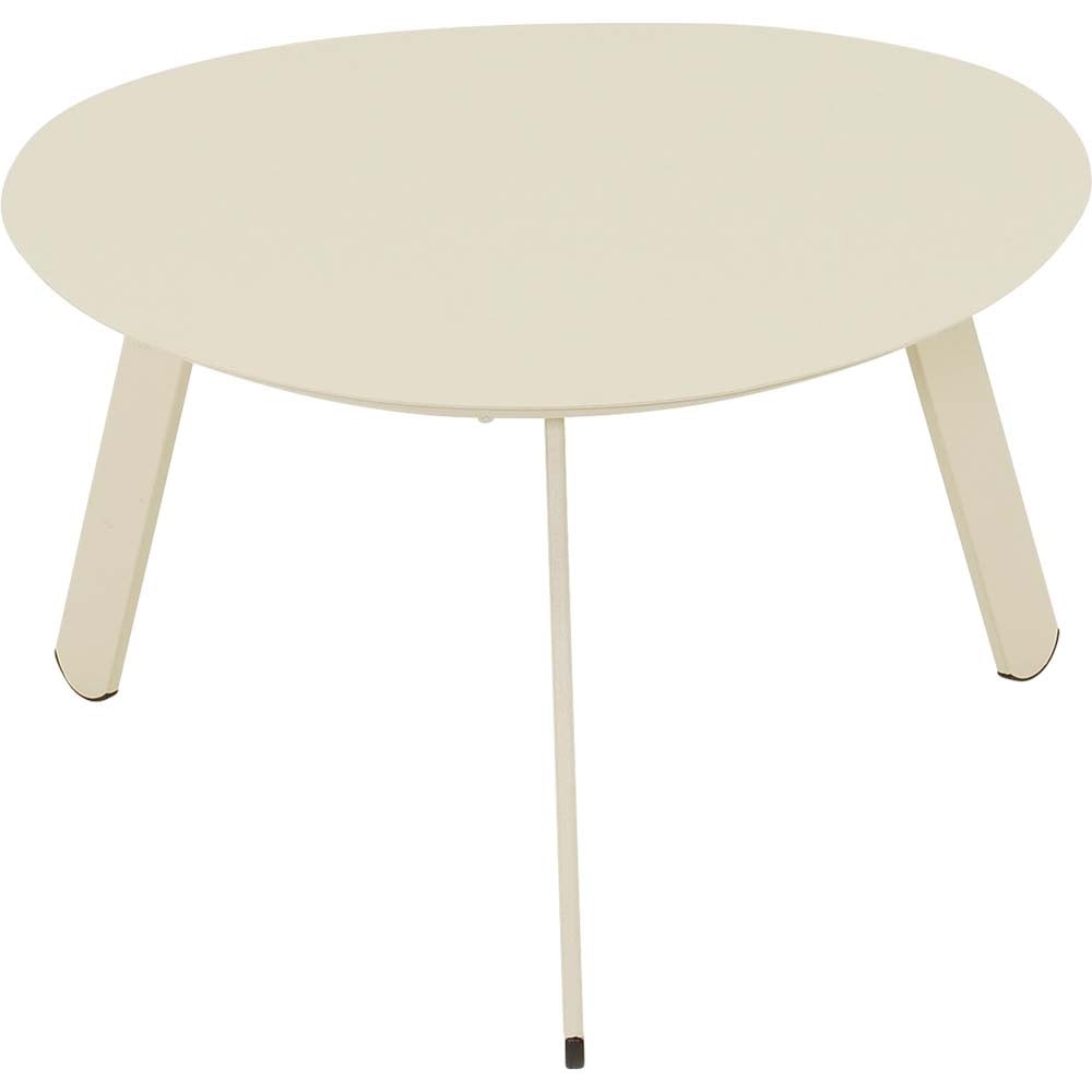 Bijzettafeltje Tiki 74x60x35,5cm crème - Afbeelding 2