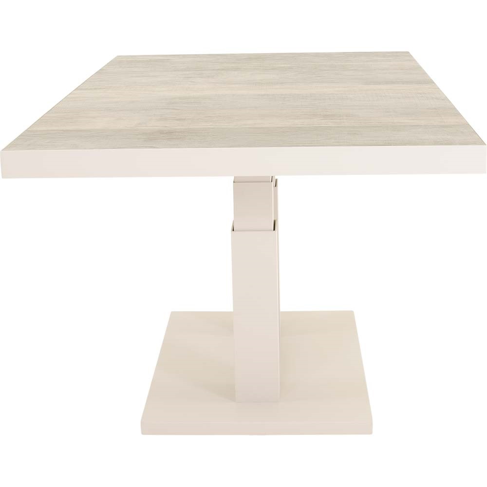 Loungetafel verstelbaar Prato Crema, 140x85cm - Afbeelding 5