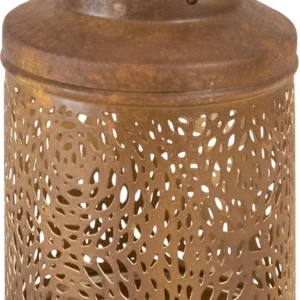 Lantaarn Spot bruin antiek ø14x20cm 6 stuks