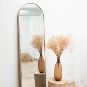 Boogspiegel Eikenhout 170×50 cm